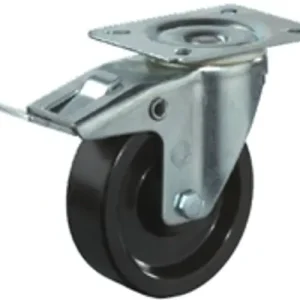 Legjobb ár Talpas kerék 80 L420.B20.080 forgó fékes villa hőálló fekete (BS)