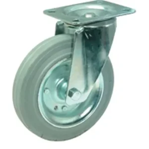 Talpas kerék 100 L400.B56.100 forgó villa szürke terhelhető: 70kg (BS) Utolsó esély