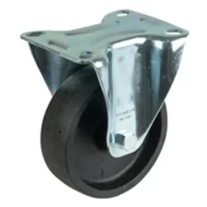 Talpas kerék 100 L410.B22.100 fix villa hőálló fekete terhelhető:150kg(BS) Ingyenes szállítás