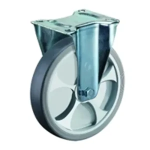 Korlátozott ajánlat Talpas kerék 100 L410.B44.101 fix villa szürke terhelhető: 110kg (BS)