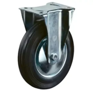 Kiváló minőség Talpas kerék 100 L410.B55.101 fix villa fekete terhelhető: 70kg (BS)