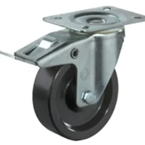 Talpas kerék 100 L420.B22.100 forgó fékes villa hőálló fekete terh:150kg (BS) Rendeld meg most