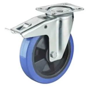 Talpas kerék 100 L520.B61.101 forgó, fékes kék terhelhető: 140kg (BS) Vedd meg most