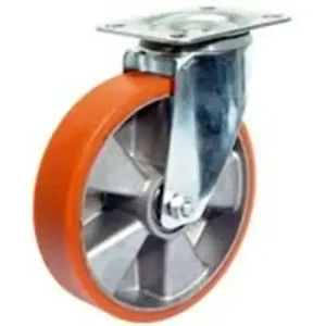 Talpas kerék 100 LB500.B90.100 forgó villa barna PU terhelhető: 200kg (BS) Utolsó esély