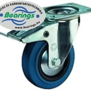 Talpas kerék 125 LS420.B61.125 fékes gördülőcsapágy kék terhelhető:140 kg (BS) Vedd meg most