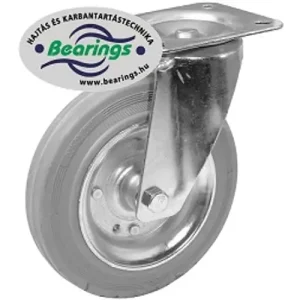 Autentikus Talpas kerék 200 L400.B56.200 forgó villa szürke terhelhető: 205kg (BS)