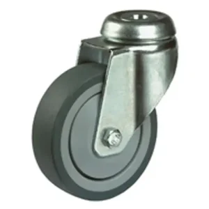 Újdonság Hátfuratos kerék 100 A301.A85.100 forgó villa szürke terhelhető: 70kg (BS)