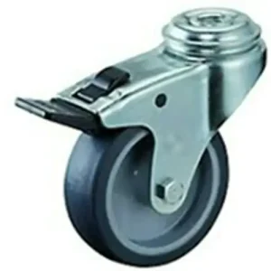 Rendeld meg most Hátfuratos kerék 100 A321.A80.100 forgó fékes villa szürke terhelhető: 70kg (BS)