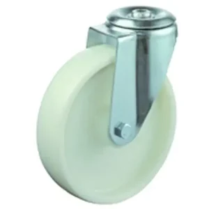 Prémium Hátfuratos kerék 100 L101.B10.100 forgó villa PA fehér terhelhető: 125kg(BS)