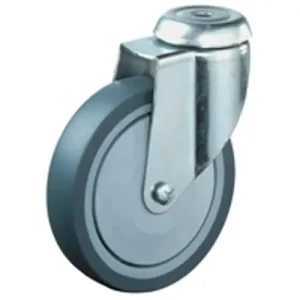 Hátfuratos kerék 125 C101.A85.125 forgó villa szürke terhelhető: 100kg (BS) Kiárusítás