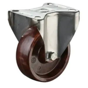 Olcsó Talpas kerék 100 H110.B23.100 inox fix villa hőálló barna terh: 130 kg (BS)