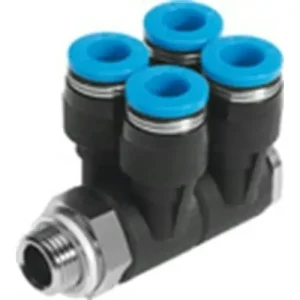 Vedd meg most L 10-3/8"K többszörös elosztó QSLV4-G3/8-10 186250 (FES)