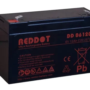 6.0V 12Ah akkumulátor 151x50x94mm ACCU-6.0/12 Biztonságos fizetés
