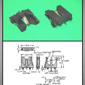 Vedd meg most Elemtartó: CR2016,2020,2025,2032 -höz BAT.H.CR2003V