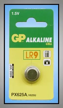 1.5V 190mAh Alkáli fotó elem, GP BAT PX625A Korlátozott ajánlat