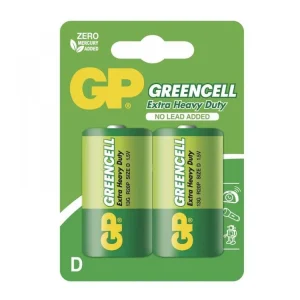 1.5V 2db R20 (D) Cink-klorid féltartós elem BAT R20/2 GP.B Újdonság