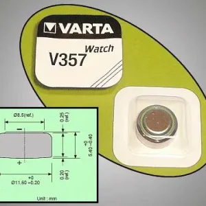 1.55V 155mAh óraelem Silver SR44 VARTA-V357 Csak ma