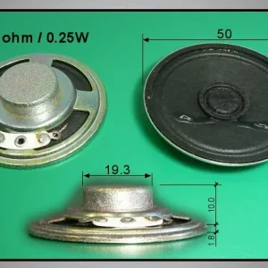 Vedd meg most Hangszóró 50x12mm 32R 0.25W SPEAKER 249/0.2