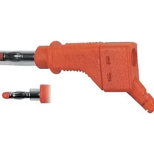 XZGL-425 4mm banándugó piros CSAT-B010/R Újdonság