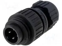 3+1 apa dugó 400V, 16A, IP67, egyenes (lengő) CSAT-CA3LS Csak ma