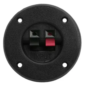 2p hangfal csatlakozó csíptethető, furat: 52mm, átmérő: 64mm CSAT-H009/R Újdonság