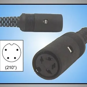 4p DIN aljzat 210° (lengő) DNC-104 Expressz szállítás