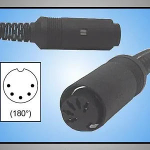 5p DIN aljzat 180° (lengő) DNC-105/1 Kiváló minőség