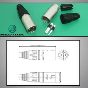 Vedd meg most XLR dugó 3p. (lengő) NTR-NC3MX