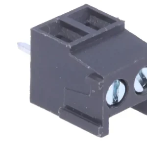 2 pólusú sorkapocs 3,5mm nyákos, sötét szürke TB-002/3.5 Gyors szállítás