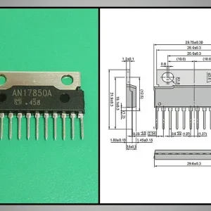 2SH POWER AMP. 70W/6R BTL 12p. AN17850A Legjobb ár