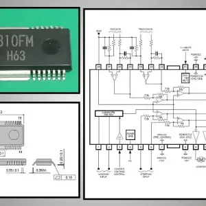 4CH CD /CD-ROM DRIVER 2.2W 28p BA5810FM Akció