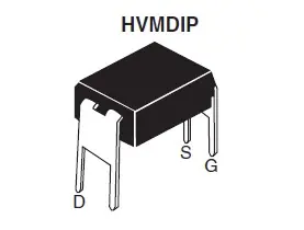 Vedd meg most N-MOS 60V 1.7A/14Ap 1.3W 0.2R (1.2A) DIP-4 IRLD014