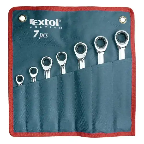 Extol racsnis csillag-villáskulcs készlet, elliptikus, 8-19mm, 7 részes Alacsony ár