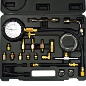 Korlátozott ajánlat Geko TU-114 benzines üzemanyagnyomás mérő készlet, 22 darabos