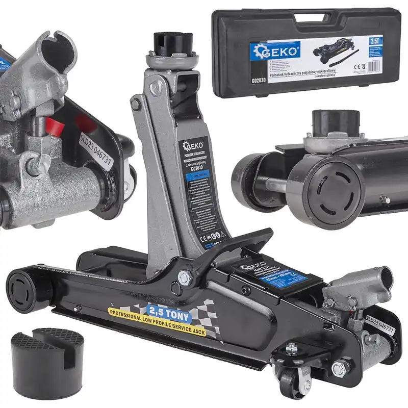 Geko krokodil emelő kofferben, 2.5t, 80-365mm Biztonságos fizetés