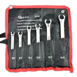 Népszerű Geko fékcsőkulcs készlet, 8-18mm, 6db