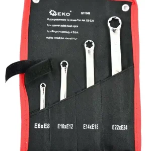 Geko Torxkulcs készlet, E6-E24, 4db Autentikus
