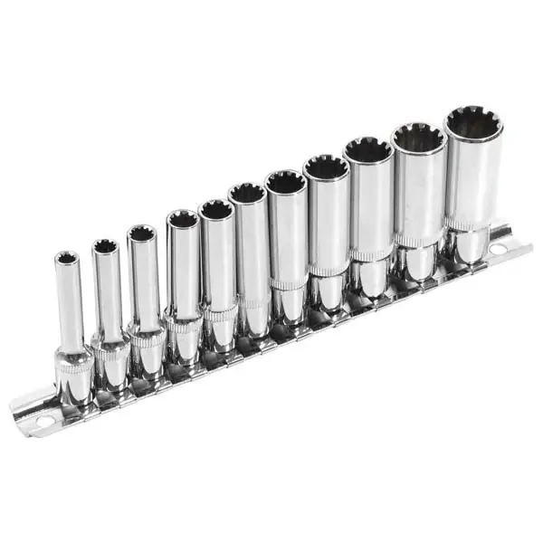 Extol hosszított Multi Lock dugófej készlet Biztonságos fizetés