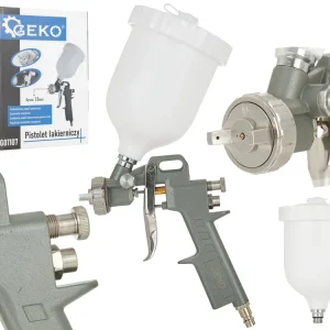 Ajánlat Geko levegős festékszóró pisztoly, 600ml, 1.5mm, 1/4"