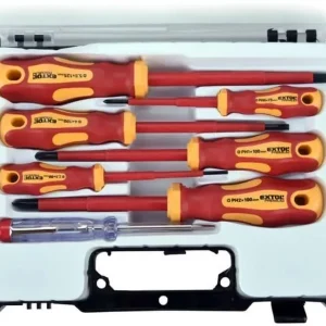 Extol csavarhúzó készlet szigetelt 1000V, fáziskereső 7db Ingyenes szállítás