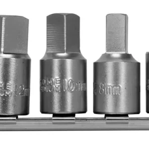 Yato 3/8"-1/2" olajleeresztő kulcs készlet, 6db Kiváló minőség