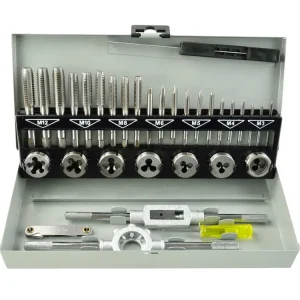 Geko menetfúró, menetvágó készlet, M3-M12, 32db-os Legjobb ár