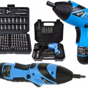 Geko akkus csavarozó bitfejekkel, 3.6V, 1.3Ah Prémium