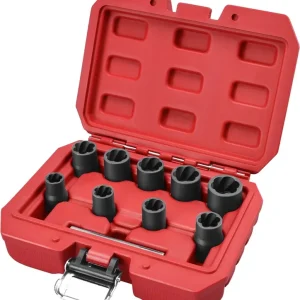 Extol csavarkiszedő készlet, CrMo, 10-19mm, 10 részes Autentikus