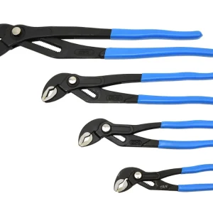 Geko vízpumpa fogó készlet, CrV, 175-400mm, 4db Akció