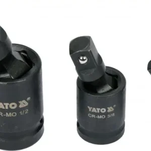 Yato Gépi csuklós csatlakozó készlet, 1/4"-3/8"- 1/2", 3db-os Kiárusítás
