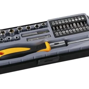 Festa bit és adapter készlet 1/4", mágneses 40 részes Eredeti