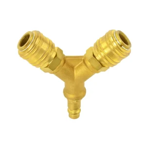 Kedvezmény Geko levegős Y gyorscsatlakozó, 1/2"