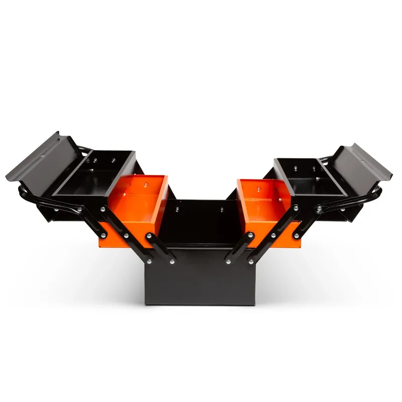 Újdonság Handy 10948 fém szerszámosláda, szétnyitható, 430x210x200mm