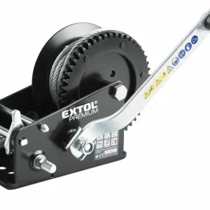 Utolsó esély Extol Premium kézi csörlő, acélkábel, 10mx6mm, 1350kg